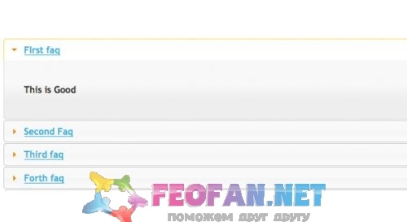 Opencart Accordion Faq