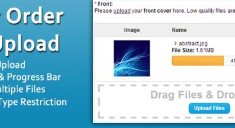 Customer Order Product Upload