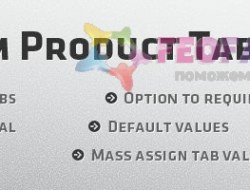 Custom Product Tab PRO