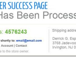 Edit Success Page