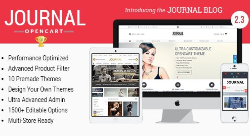 Journal v 2.3 — Advanced Opencart Theme Framework