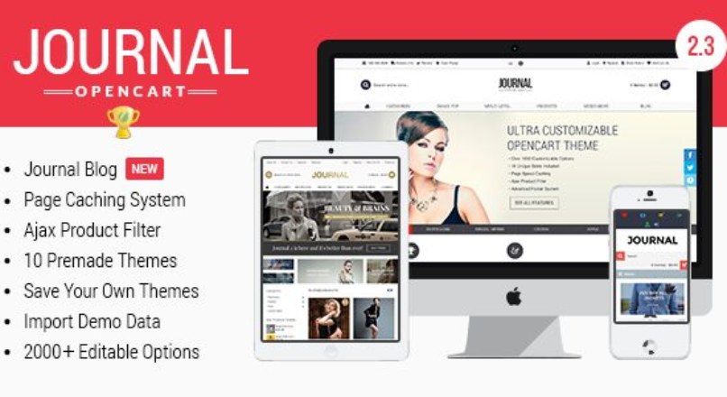 Journal v 2.3.3 — Advanced Opencart Theme Framework