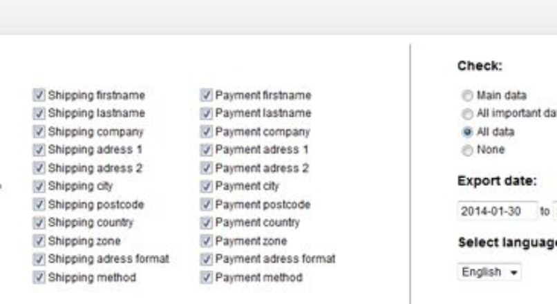 OpenCart Export — Orders To Excel