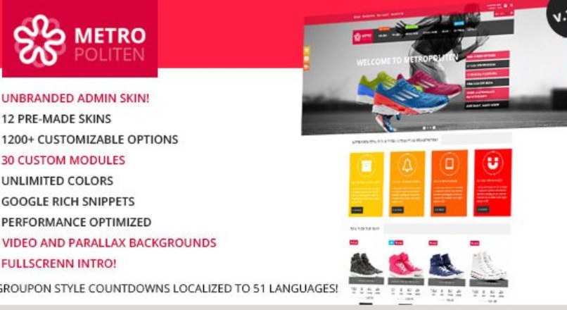 Metropoliten — Responsive OpenCart theme with blog
