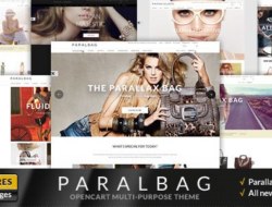 Opencart Fashion Bag Store — Parallax