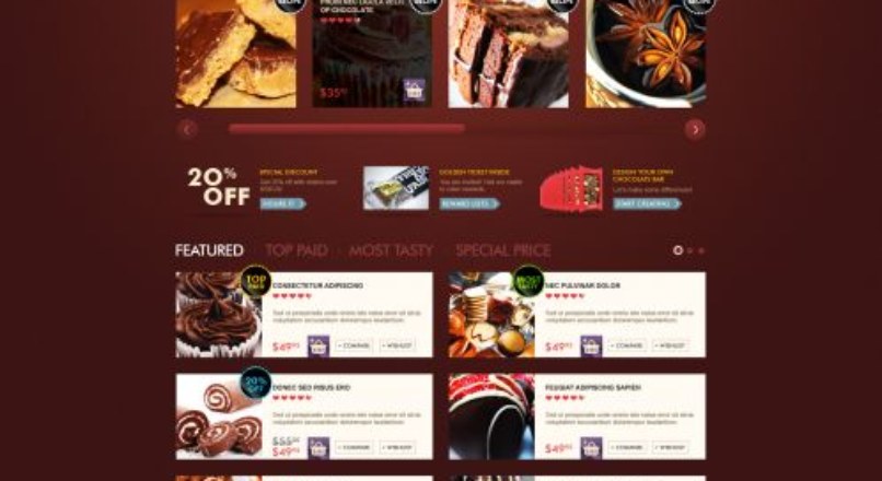OpenCart Chocolate Theme