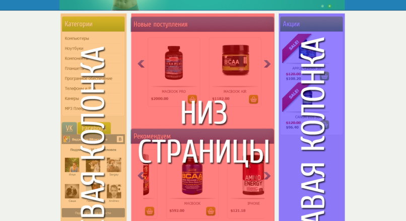 Шаблон спорт магазина (Sport)
