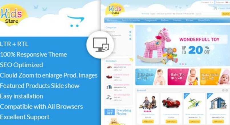 Kids Store — OpenCart Responsive Theme