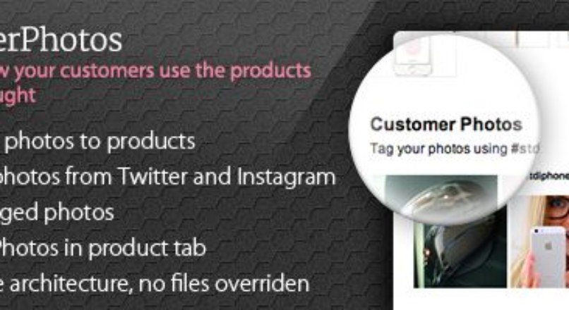 CustomerPhotos — Users add photos of products bought from you