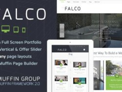 Falco — Responsive Multi-Purpose WordPress Theme