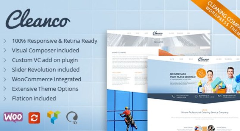 Cleanco — Cleaning Company WordPress Theme v.1.1.0