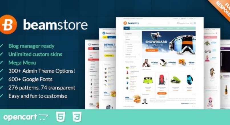 BeamStore — Responsive Multipurpose Opencart Theme от 16.02.2015
