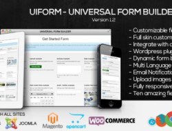 Codecanyon — uiForm — Universal Form Builder — Opencart