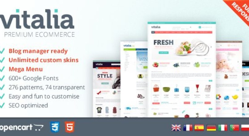 Vitalia — Responsive OpenCart Template v 2.0