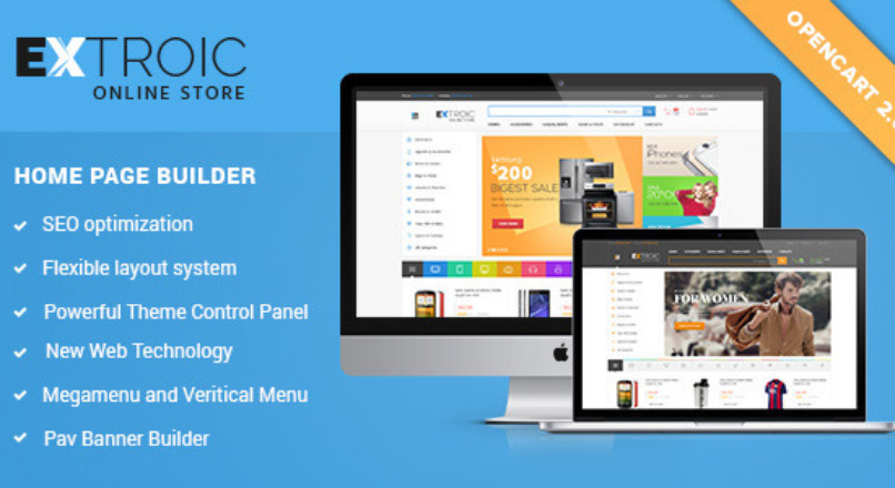 Lexus Extroic Opencart 2 Theme
