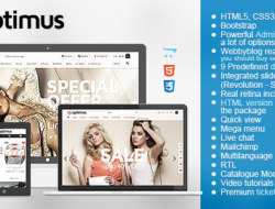 Optimus — Flexible Responsive OpenCart Theme