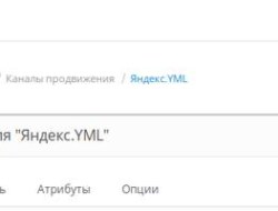Экспорт в Яндекс.YML — для OpenCart 2.0.x