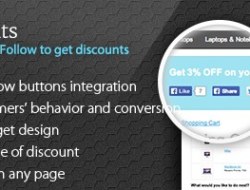 SocialDiscounts — Like/Share/Tweet to get a discount