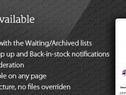 NotifyWhenAvailable — Notify when a product is back in stock