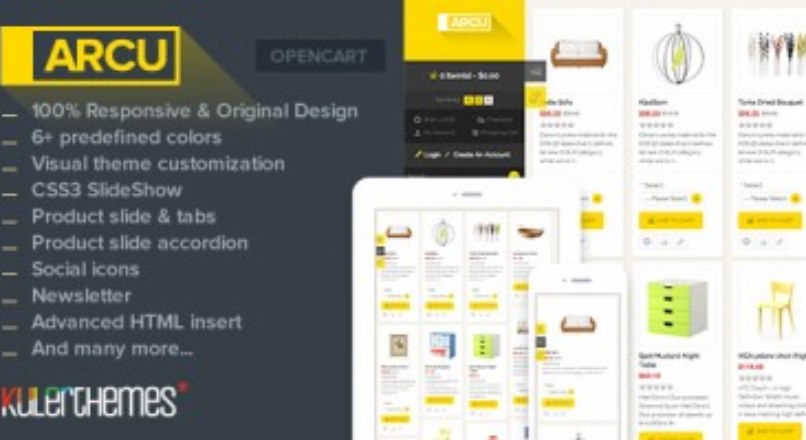 Arcu-Responsive template OpenCart
