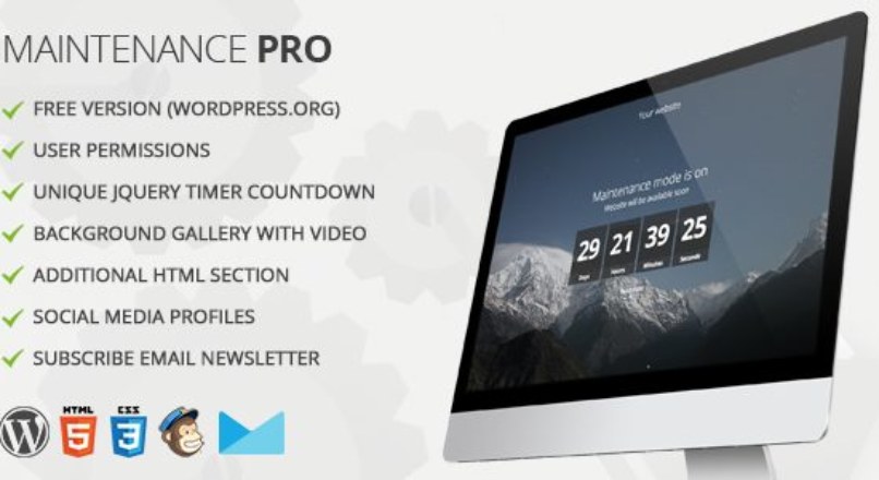Maintenance PRO v2.6 – WordPress Plugin