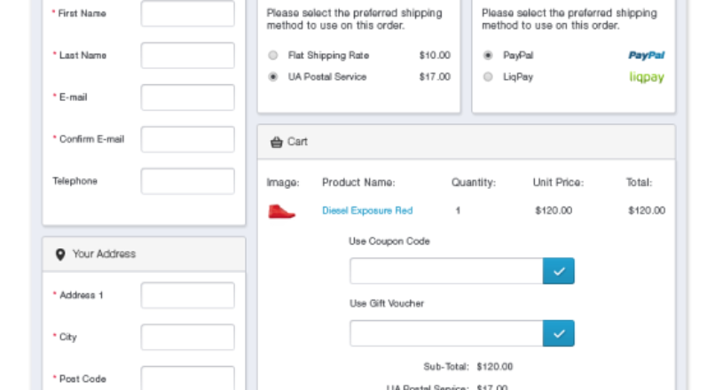 AJAX Quick Checkout (one-page-checkout, checkout checkout) — v.6.3.2.5