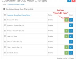 Auto Change / Switch Customer Group