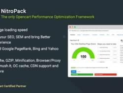 NitroPack Cache 2.5.3 (for OpenCart 2.x) nulled