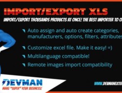 Import / Export XLS Products Tool (V.5.6.3.0)
