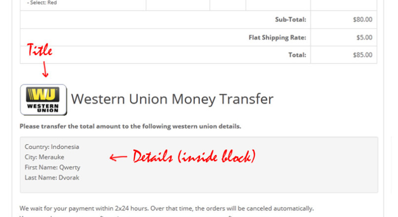 Western Union Moneygram Payment Module
