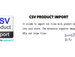 CSV Product Import ver.4.3.3