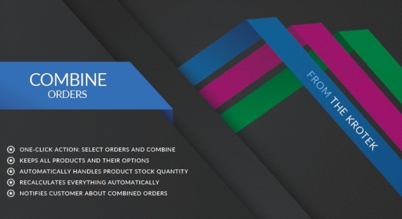 Opencart 2.x — Combine Orders 2.5.1