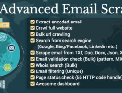 Advanced Email Scraper (AES)
