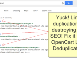 OpenCart SEO Link De-duplicator