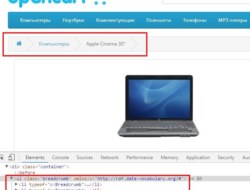 Модуль Правильные хлебные крошки для Opencart 2.x