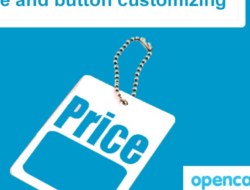 Модуль «Название цены и кнопки» для OpenCart 2.3
