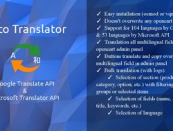 Auto Translator Opencart 2.x