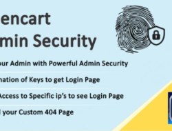Admin Security Opencart