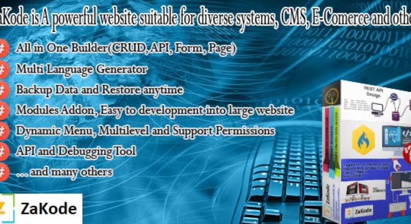 ZaKode — Website Builder PHP Script
