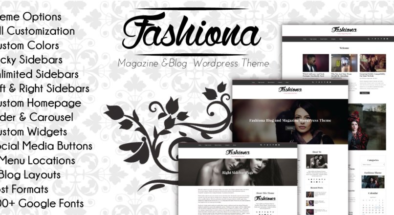 Fashiona — Magazine Blog WordPress Theme
