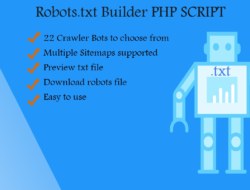 Robots.txt Builder — PHP Script