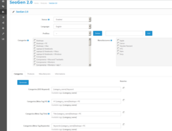 Opencart 2.x — seogen v2.0.7 nulled