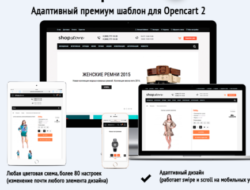 Адаптивный универсальный шаблон shop-store 2 v 6.5