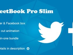 TweetBook Pro Slim (Facebook & Twitter Module)