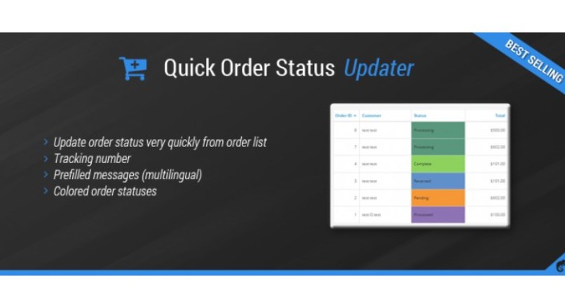 Quick Order Status Updater