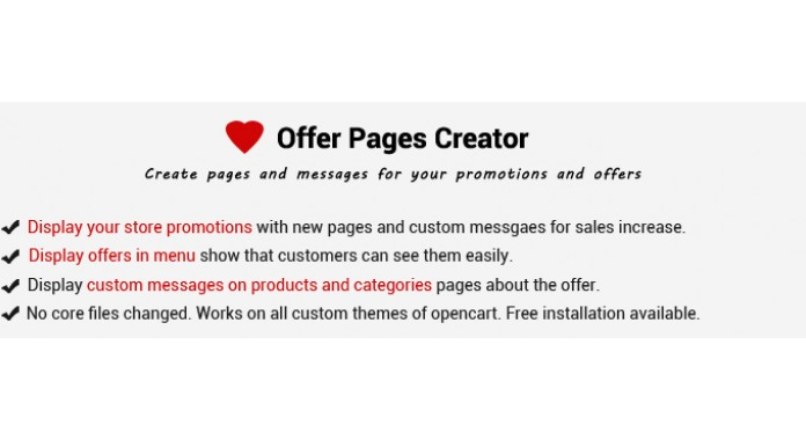 Offer Pages Creator: Display Offer With Pages, Messages — Popup