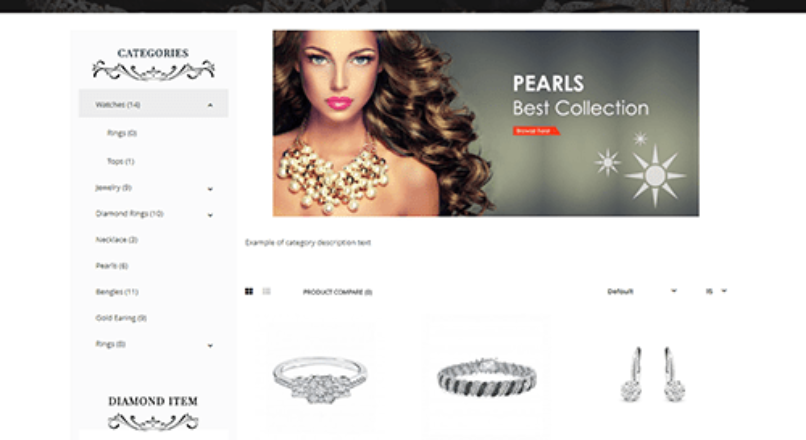 Yuki Premium Opencart Theme — Магазин драгоценностей