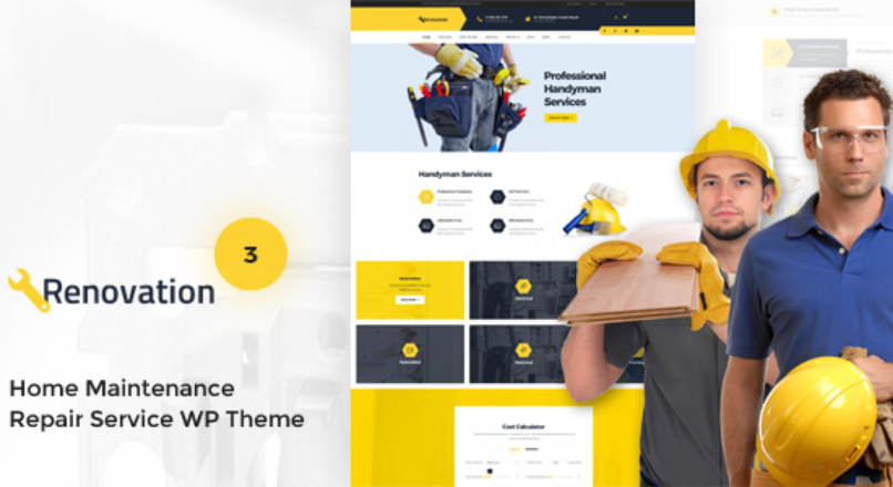 Renovation — Home Maintenance, Repair Service Theme