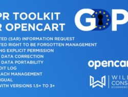GDPR Toolkit for Opencart 2.3.x