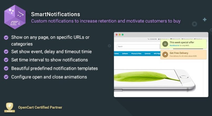SmartNotifications — Всплывающие Сообщения v2.2.5